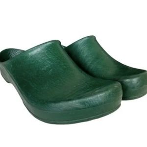 Birkenstock Unisex Super Birki Clog Men's Size 8 / Women's Size 10 Green No inse